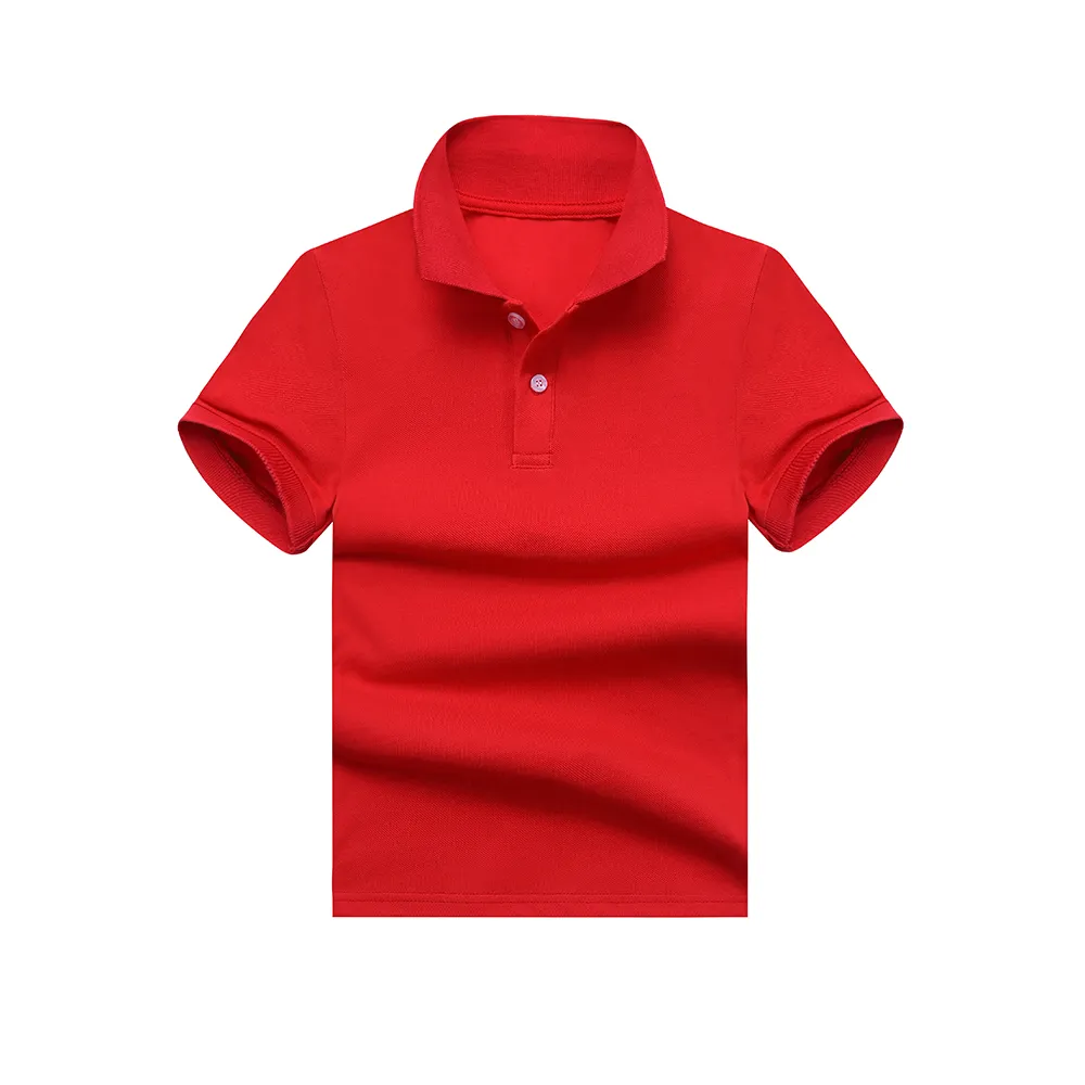 2023 New Style Summer Children Boys Polo T-shirts For Kids Bulk Blank Polo T-shirts Custom Logo Plain Kids Polo Shirts - Image 5