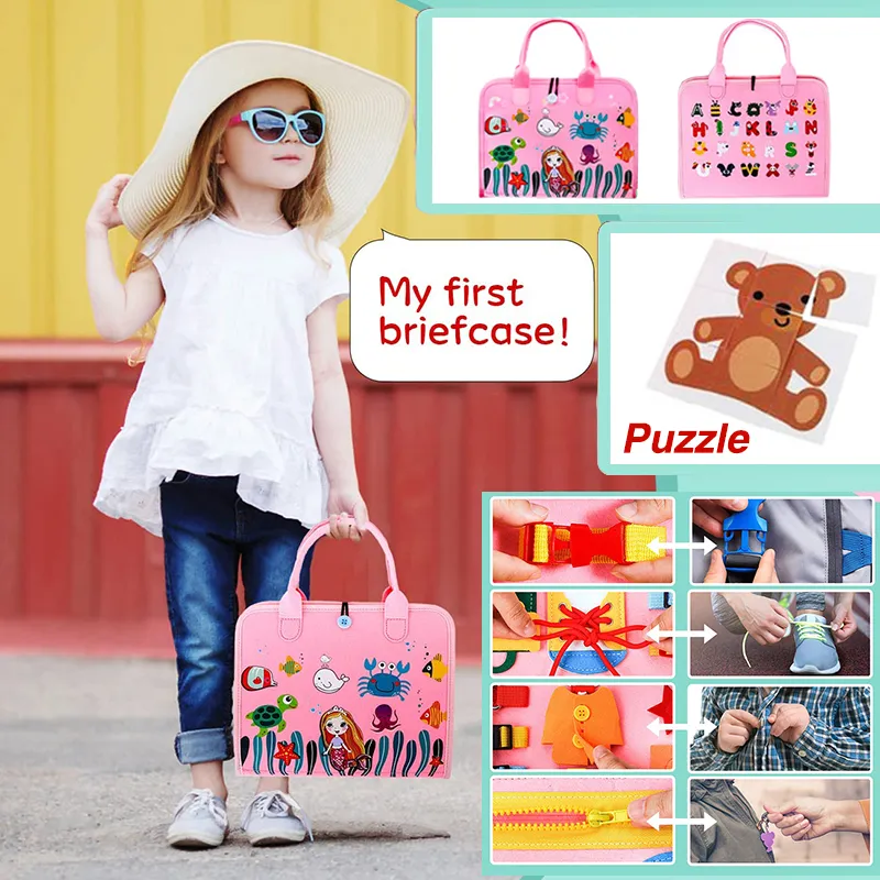 Busy Board Montessori Toys for Toddlers Sensory Toy Preschool Learning Educational Travel Activities For Boys Fine Motor Skills - Image 4