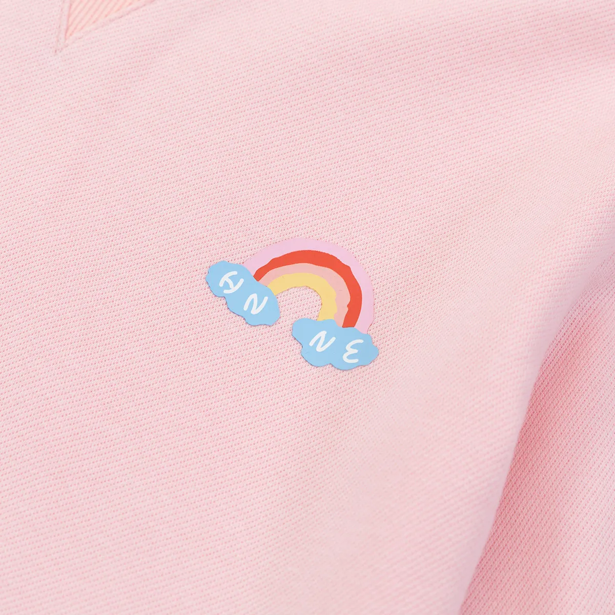 Hnne 2022 Autumn Winter New Girls Hoodie Dress Long Sleeve Hooded Pullover Ruffle Hem Cute Rainbow Sweatshirt Dresses - Image 4