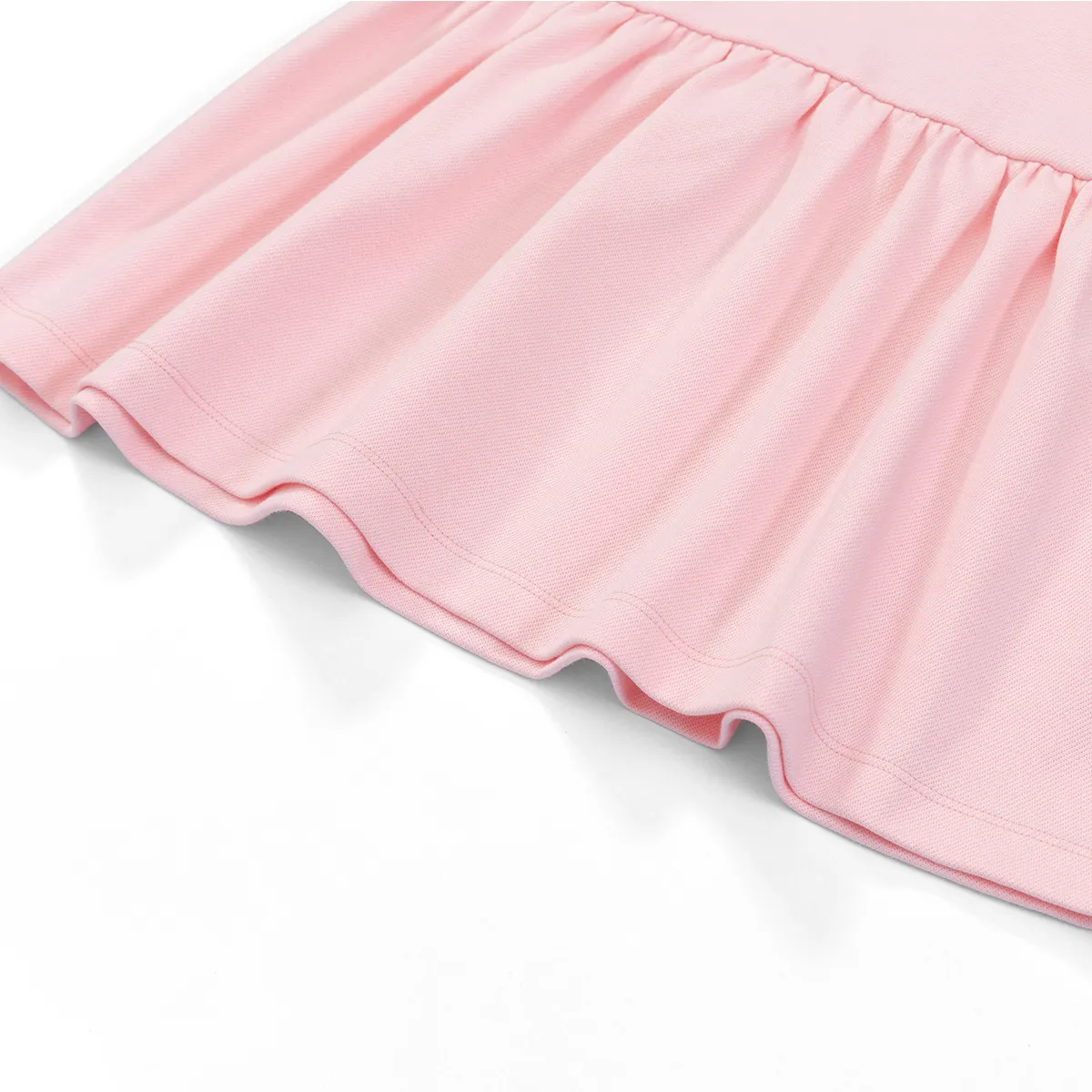 Hnne 2022 Autumn Winter New Girls Hoodie Dress Long Sleeve Hooded Pullover Ruffle Hem Cute Rainbow Sweatshirt Dresses - Image 6