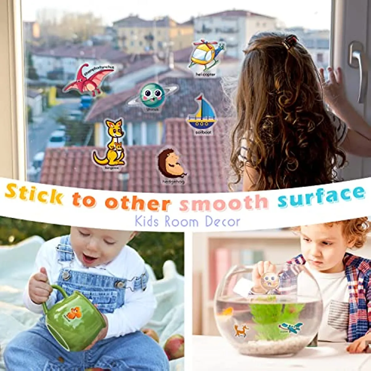 Reusable Sticker Book Cartoon DIY Puzzle Educational Cognition Learning Toys Cute Animal Stickers for Children Age 2-4 Gift - Image 4