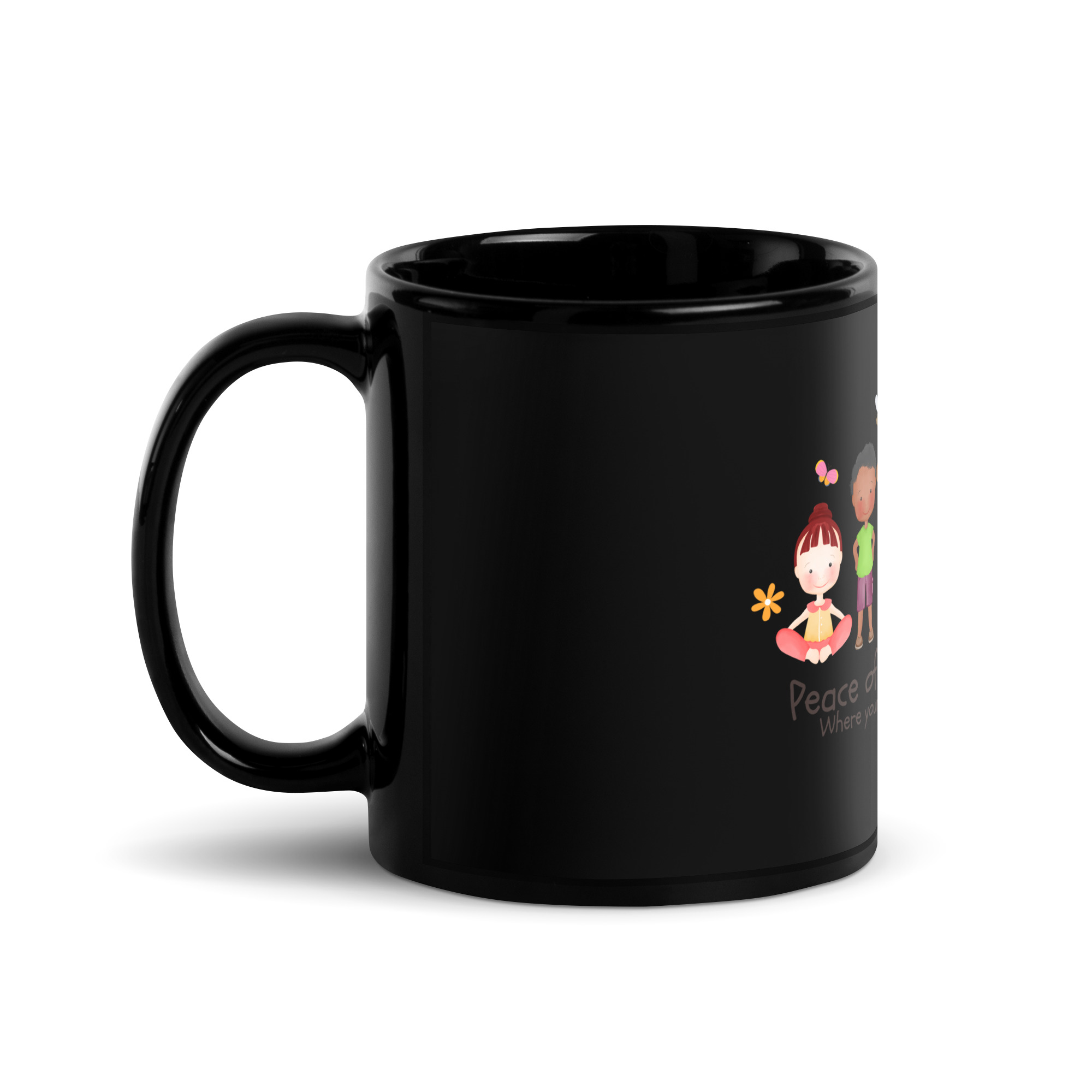 Black Glossy Mug - Image 2