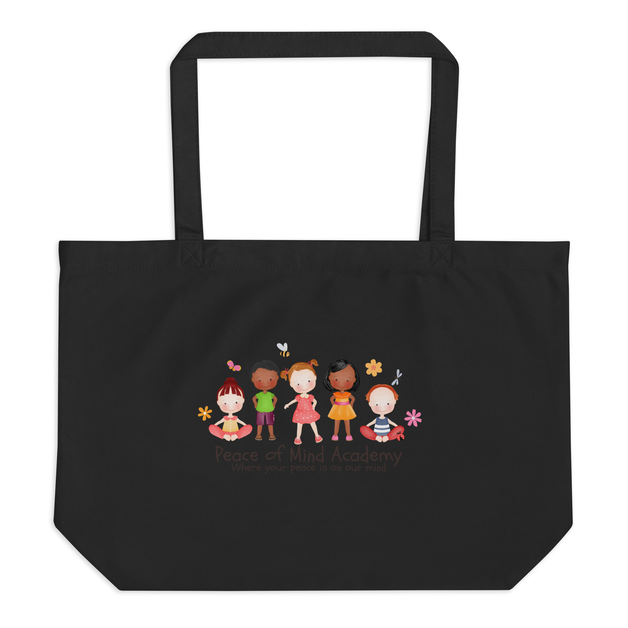 Large organic tote bag