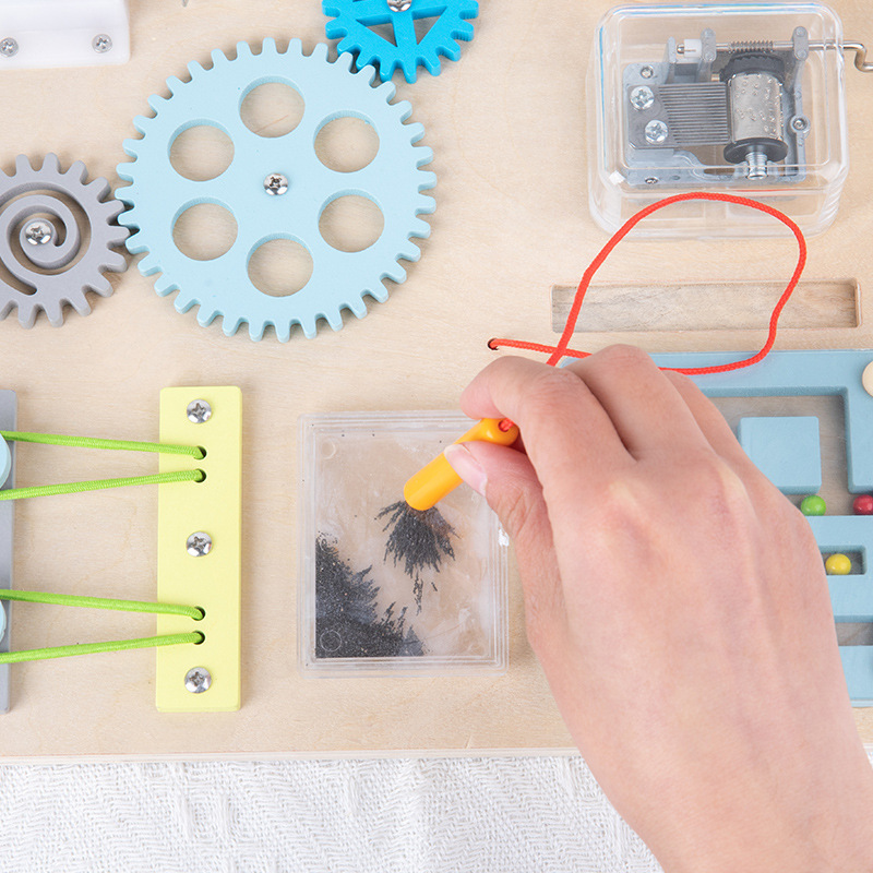 Young Children's Early Education Car Simulation Steering Wheel Driving Learning Unlocking Educational Toys - Image 3