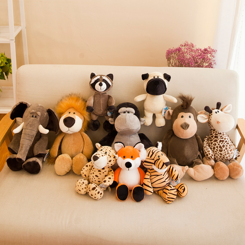 Jungle animal plush toys - Image 2