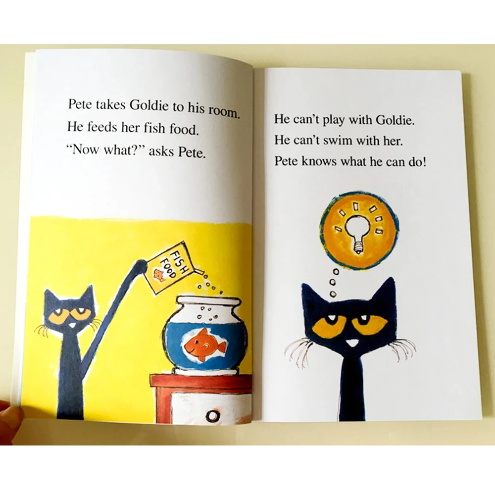 Pete The Cat Picture Books Kids Babies Famous Stories Learning English Stories Children's Book Set Bedtime Reading Gifts For Bab - Image 4