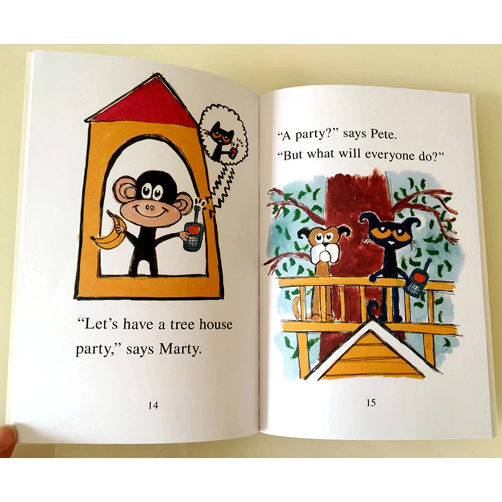 Pete The Cat Picture Books Kids Babies Famous Stories Learning English Stories Children's Book Set Bedtime Reading Gifts For Bab - Image 5